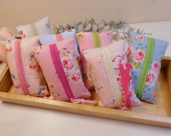TATÜTA / colorful fabric tissue pouch / tissue bag / fabric bag / tissue holder / small fabric bag / pouch