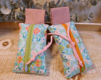 Tissue pouch / tissue box / fabric bag / handkerchief holder / small fabric bag / pouch / graphic / floral / gift / ornaments