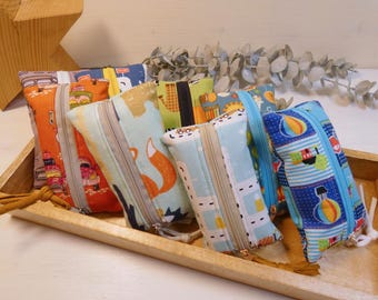 TATÜTA / colorful fabric tissue pouch / tissue bag / fabric bag / tissue holder / small fabric bag / pouch / KIGA