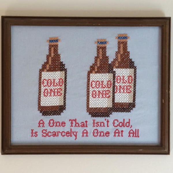 Cross Stitch Pattern - Homestar Runner / Strong Bad Email - Cold Ones