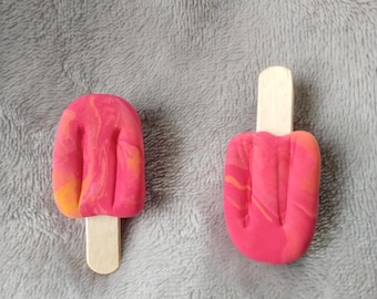 Customizable Swirl Popsicle Earrings