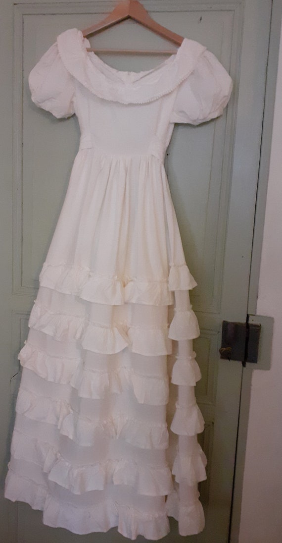 Laura Ashley wedding dress original 1970s