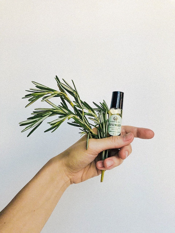 ROSEMARY Oil Roller: Calming Essential Oil Gift, Soothing Aromatherapy