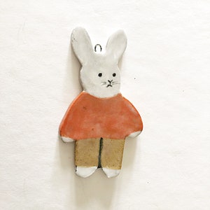 White Rabbit Decor - Ceramic Wall Hanger