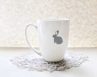 White Rabbit Mug - Porcelain