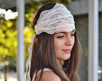 Bridesmaid Headband, Wedding Headband, Bandana Headband, Elastic Headband, Fitness Headband, Vintage Headbands Turban Headband Womens Turban