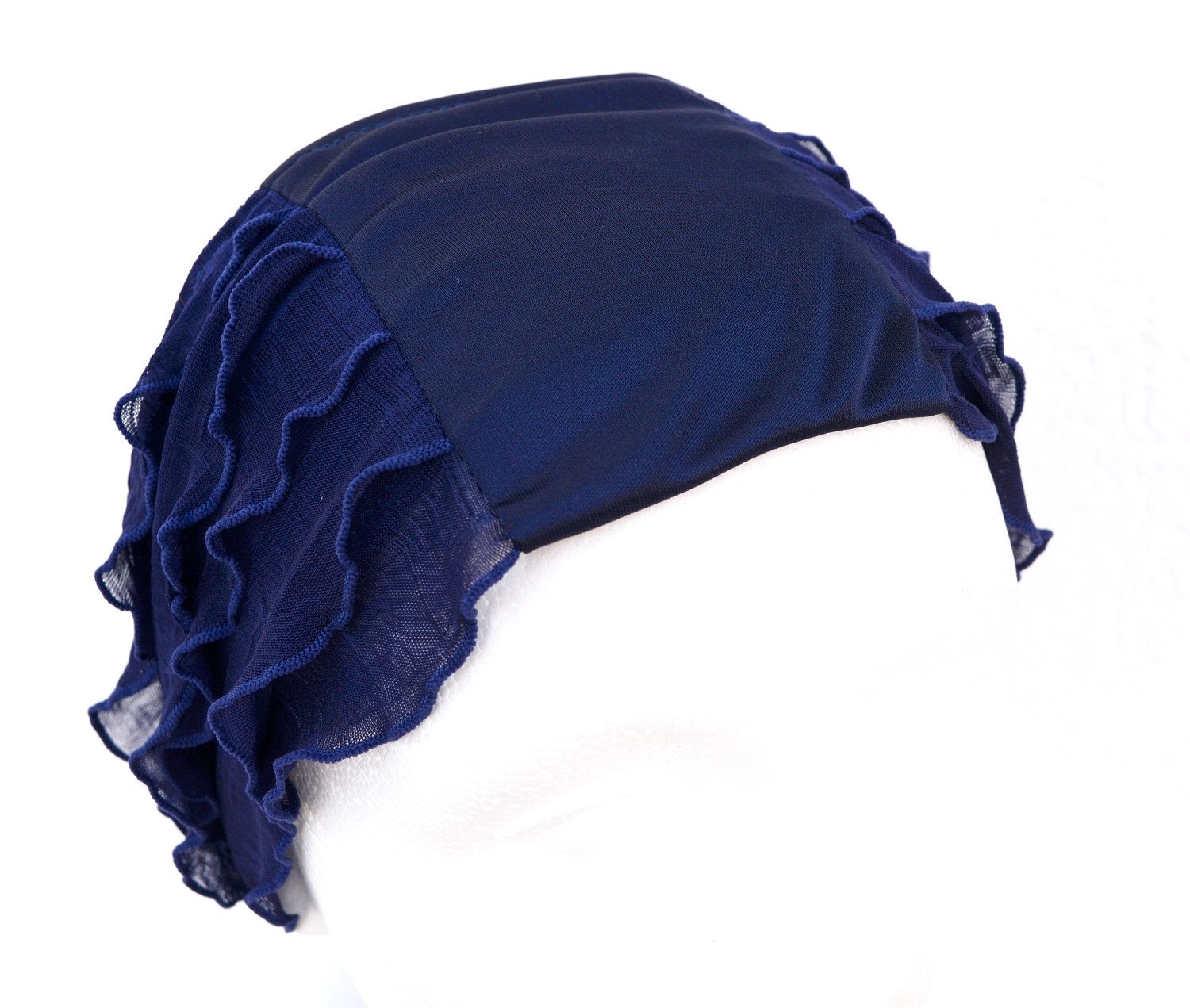 Womens Headbands, Navy Blue Headband, Wide Headband, Turban Headband