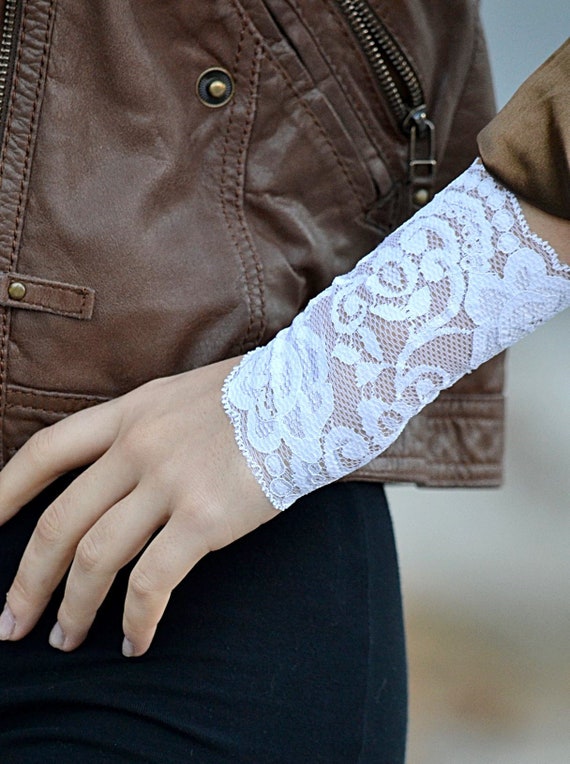 Boho off White Lace Bracelet for Womens Lace Accessories White