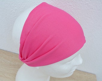 Pink Turbans, Running Turban, Yoga Turbands, Yoga Pink Turbans, Workout Headband,  Fitnes Band Womens Turban, Headband Turban, Jersey Turban