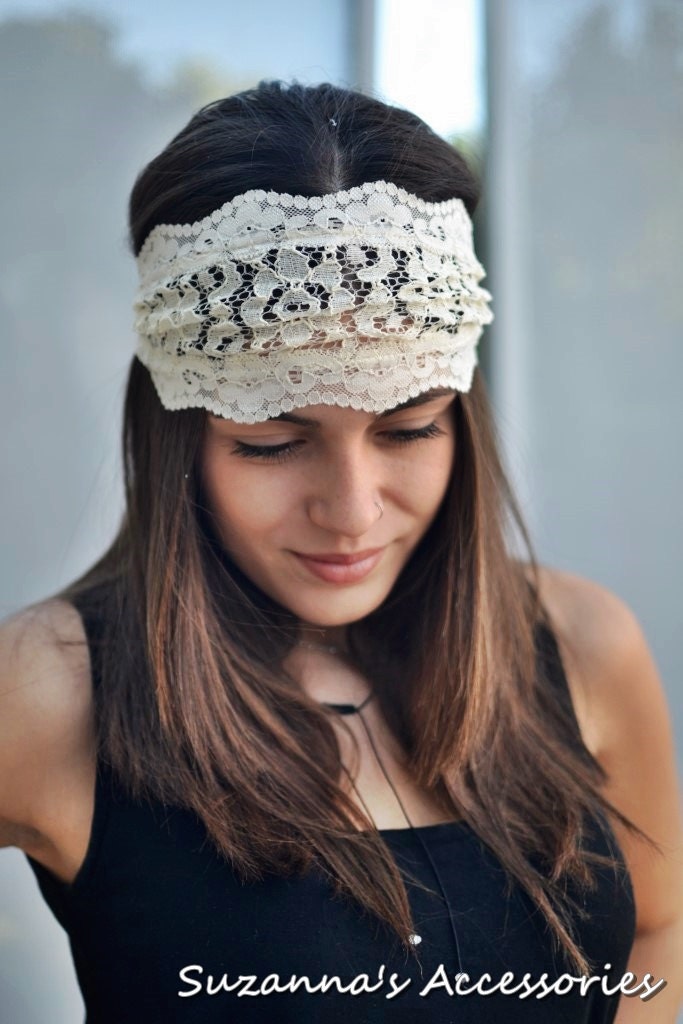 Handmade Headbands, Hippie Headband, Fashion Headbands, Womens Head Wraps, Vintage Headbands