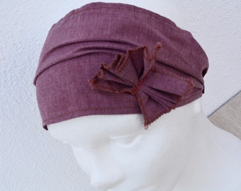 Burgundy Vintage Headband For Womens, Headband Red, Hair Accessories, Womens Accessorie, Womens Turban, Womens Headbands  Red Cotton, Gift