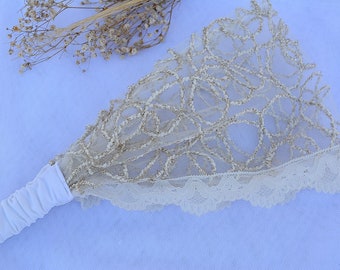 Gold Wide Headband, Cream Headbands Ivory Net Headband, Alternative Headband, Adult Headband Women, Women Headband, Turbante, Fashion Turban