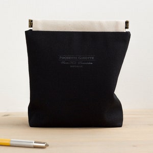 Caso del caricatore, sacchetto cosmetico, Ditty borsa, trousse, astuccio da viaggio, caso di Mouse / nero