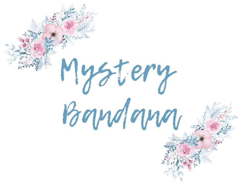 Mystery Pet Bandanna Mystery Pet Scarf Cat Dog Wear Tie on Snap On Boy Girl Bandana