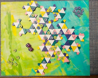 PolyPlots Math Game: Aperiodic Einstein Hat PolyKite Tiles