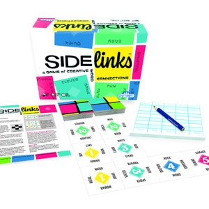 Family Word Game SideLinks 560 Words Tabletop Card Game Ideal for Home, School, Travel, Cottage, Fundraising image 1