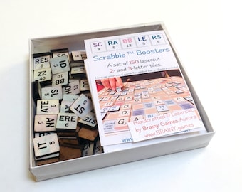 Scrabblers - Scrabble® Booster Add-On Accessory | Extra 2- and 3-Letter Bonus Tiles for more points