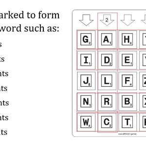 Cobble A Hidden Words Game and Scrabble tm Add-On image 7