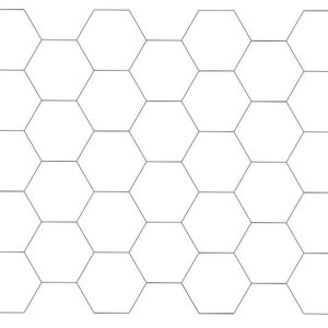 Blank Hexagonal Cardboard Tiles Customizable Sizes and Quantities image 2