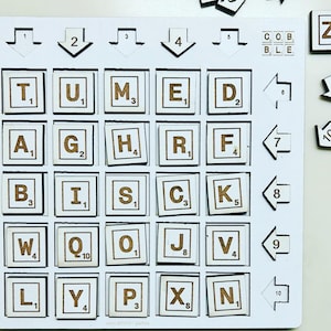 Cobble A Hidden Words Game and Scrabble tm Add-On image 4
