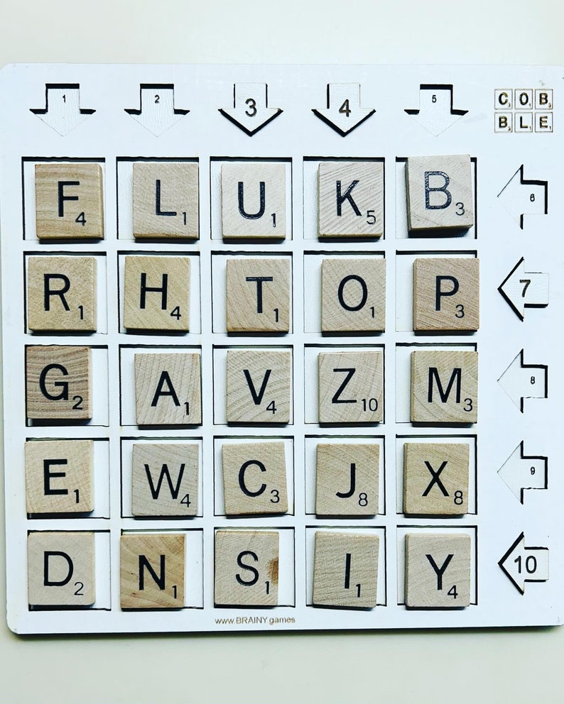 Cobble A Hidden Words Game and Scrabble tm Add-On image 2