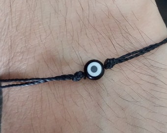 Evil Eye bracelet, men's bracelet with Evil Eye, Hindu symbol, bracelet for men, gift for him, yoga bracelet, buddhist