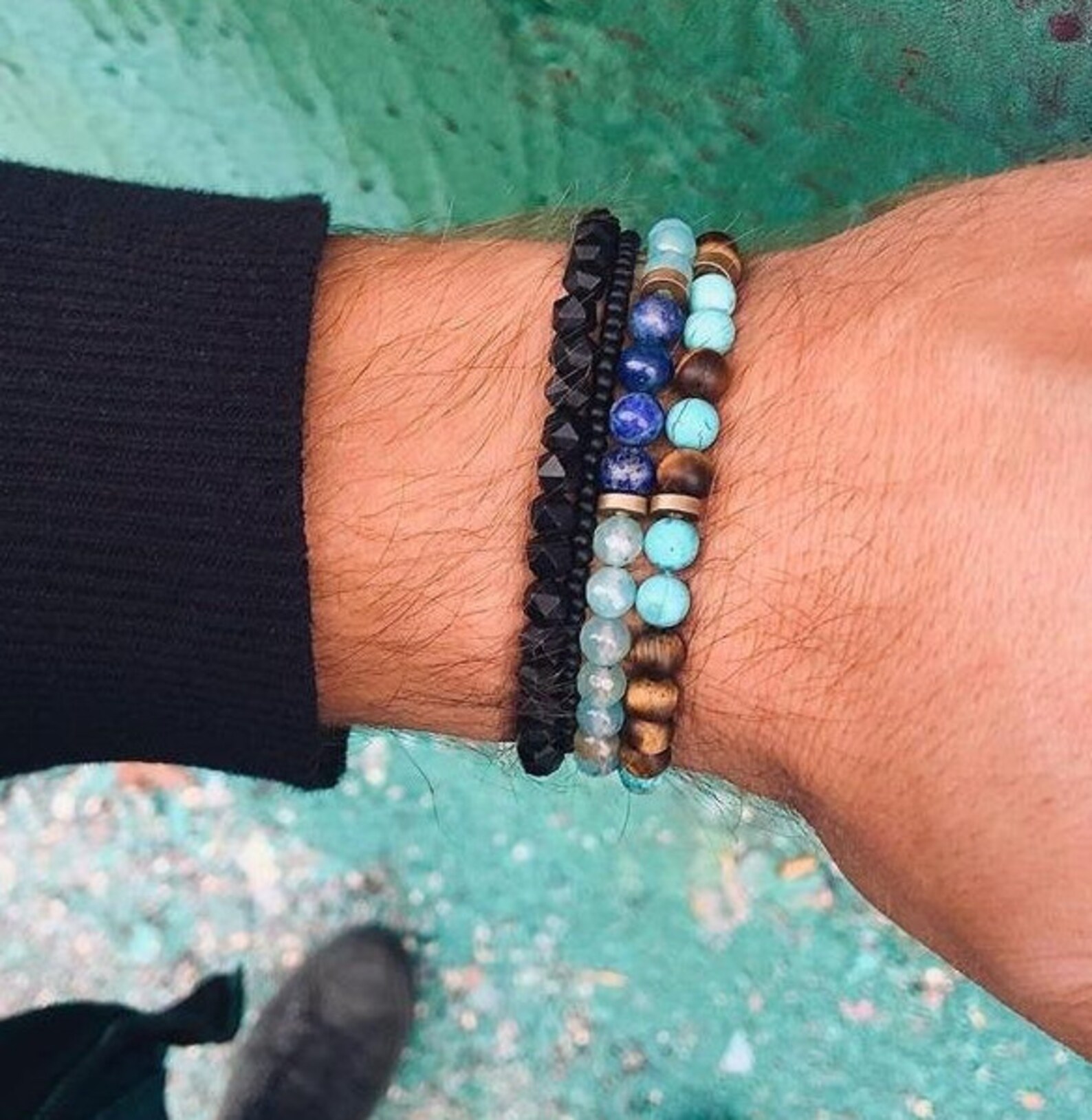 Faceted Gem stone Armband Prachtige Kralen Armband Etsy Nederland