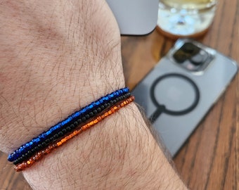 2MM - Coloured Seed Bead Bracelet - colorful Seed Bead Bracelet UNISEX
