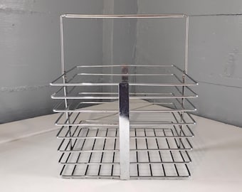 Square Metal Wire Basket RhymeswithDaughter