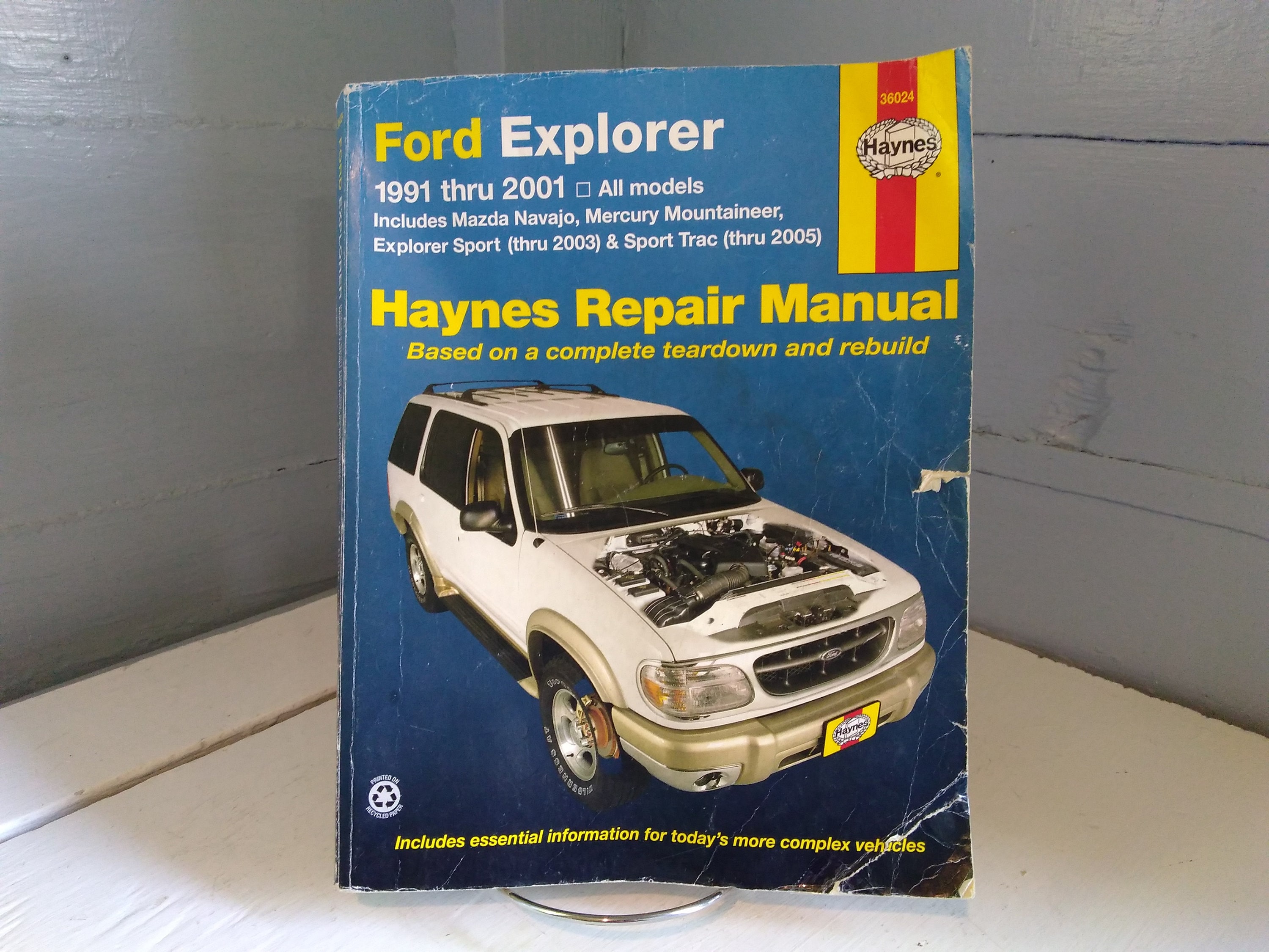 Haynes 1991-2004 Ford Explorer Mazda Navajo, Mercury Mountaineer and  Explorer Sport/Sport Trac Automotive Repair Manual RhymeswithDaughter