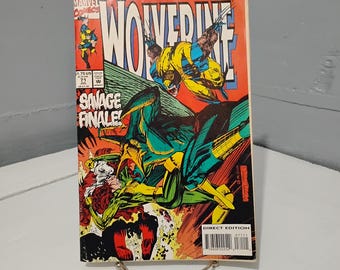1993 Wolverine Marvel Comic Book Number 71  Collectable Gift Idea RhymeswithDaughter