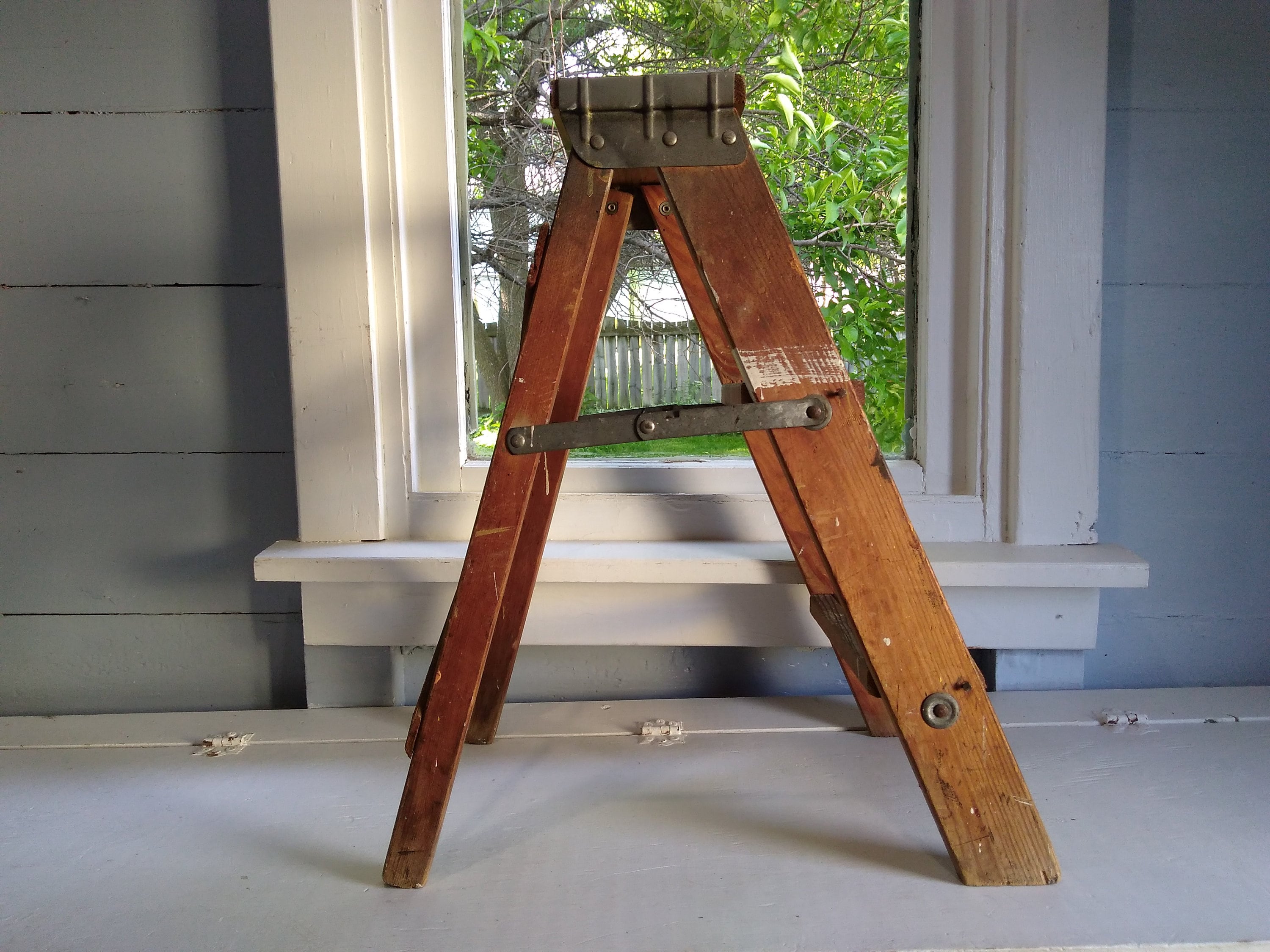 Vintage Step Ladders | Vintage Prop Hire by The Prop Library