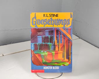 Monster Blood Number 3 Goosebumps R.L. Stine 1st Edition 90s Collectable Book Horror Fiction RhymeswithDaughter