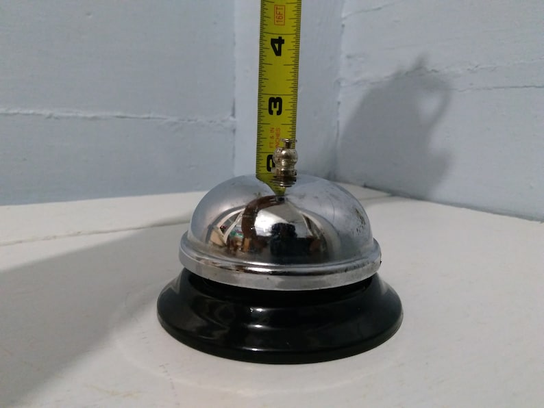 Vintage Desk Bell Counter Bell Shop Bell Hotel Bell Office Bell Works Great Photo Prop RhymeswithDaughter