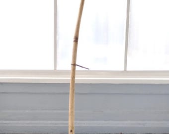 Antique Farm Scythe with Wood Snath Handle & Curved Steel Blade, Primitive Farmhouse Decor, Rustic Cabin Wall Hanging, Grim Reaper Prop