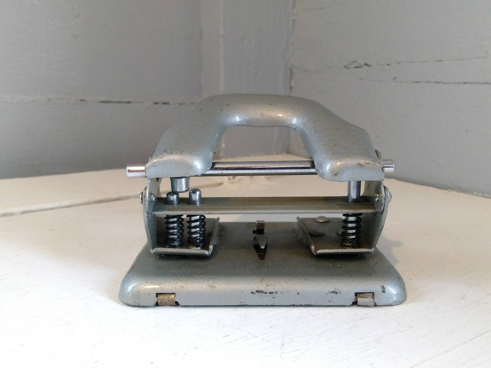 Vintage Rex Two Hole Punch, Vintage Desk Accessories