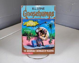 The Abominable Snowman of Pasadena Goosebumps Number 38 Paperback Book R.L. Stine 1st Edition Collectable Horror Fiction RhymeswithDaughter