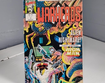 90s Comic Book Warheads Alien Nation Guest Starring Iron Man Volume 1 Number 3 Vintage Marvel Comics Collectable RhymeswithDaughter