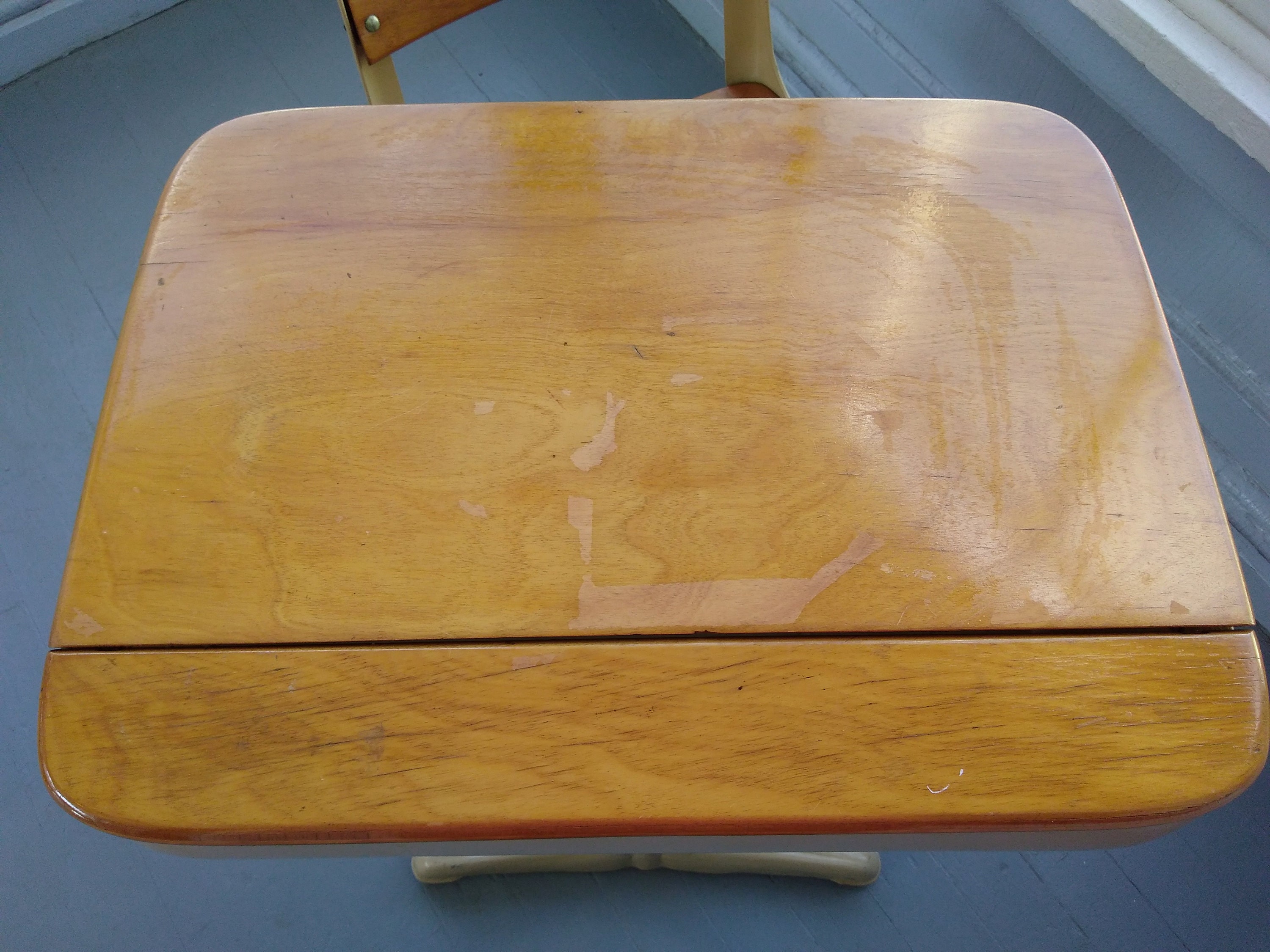 Vintage School Desk Kids Desk and Chair Metal and Wood Industrial