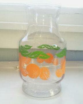 Vintage Anchor Hocking Orange Juice Carafe