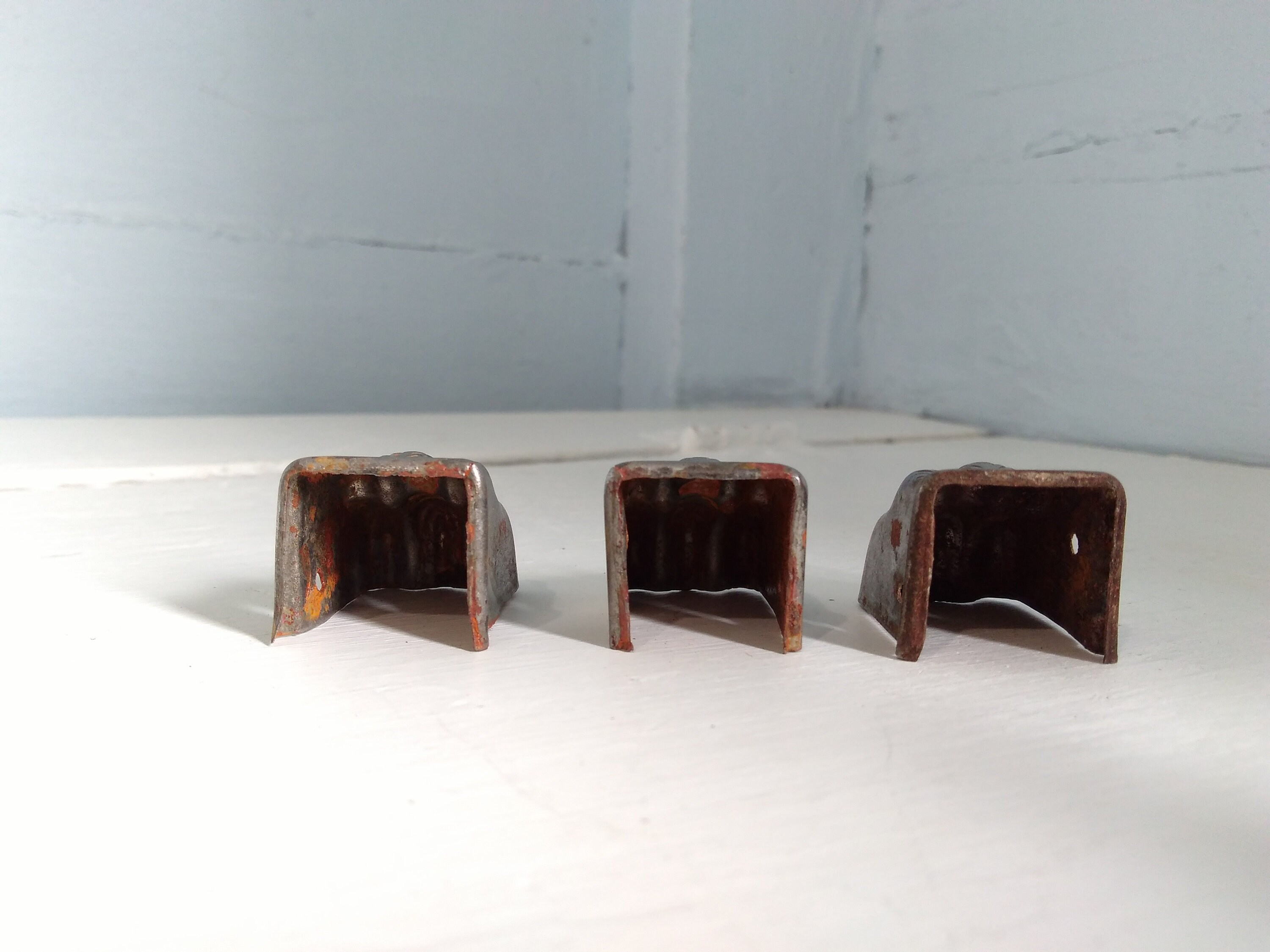 Vintage, Small, Metal, Lion Claw, Foot, End Caps, Furniture Leg End