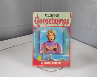 My Hairiest Adventure Number 26 Goosebumps R.L. Stine 1st Edition 90s Collectable Book Horror Fiction RhymeswithDaughter