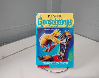 Goosebumps The Cuckoo Clock of Doom Number 28 R L Stine Horror 90s 1st Edition Paperback Book RhymeswithDaughter