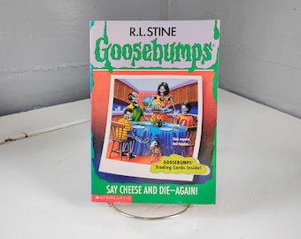 Say Cheese And Die Again Number 44 Goosebumps R.L. Stine 1st Edition 90s Collectable Book Horror Fiction RhymeswithDaughter