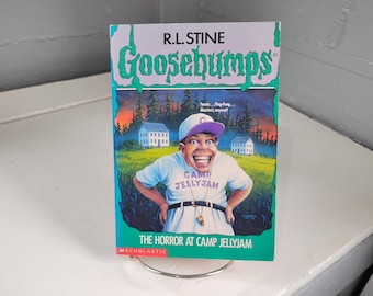 The Horror at Camp JellyJam Number 33 Goosebumps R.L. Stine 1st Edition 90s Collectable Book Horror Fiction RhymeswithDaughter