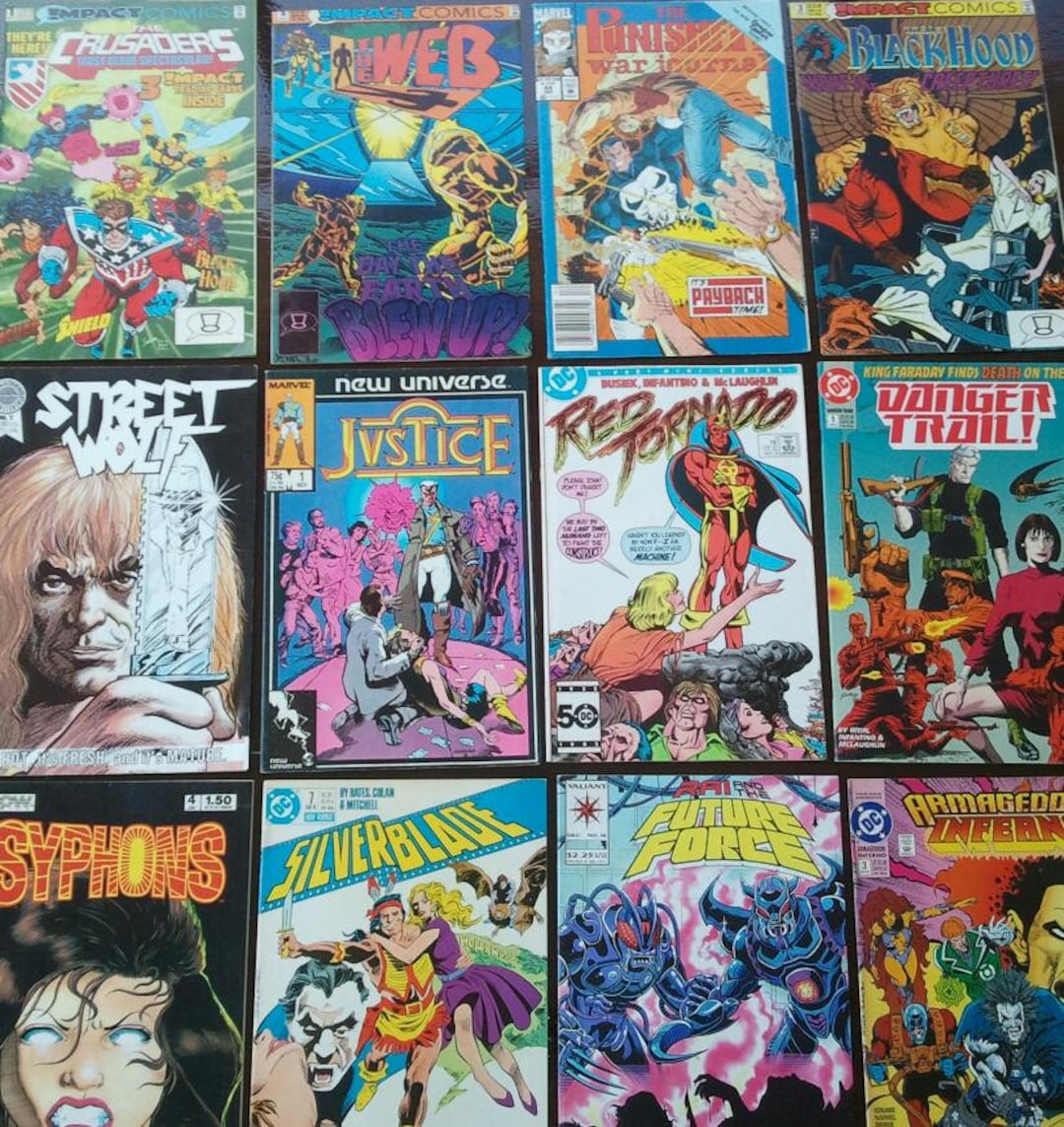16 Comic Books 80s/90s By; Now, DC, Valiant, Blathorne Publishing