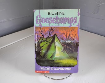 Welcome to Camp Nightmare Number 9 Goosebumps R.L. Stine 1st Edition 90s Collectable Book Horror Fiction RhymeswithDaughter