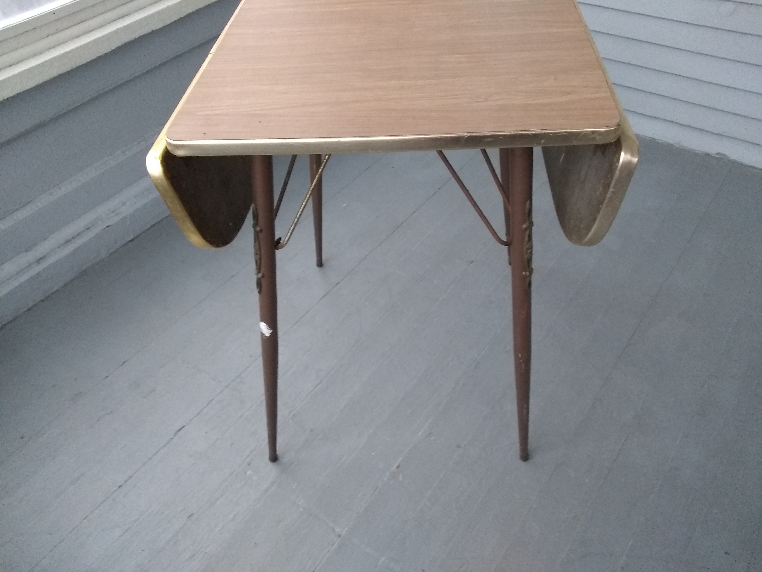 Vintage formica drop sale leaf kitchen table