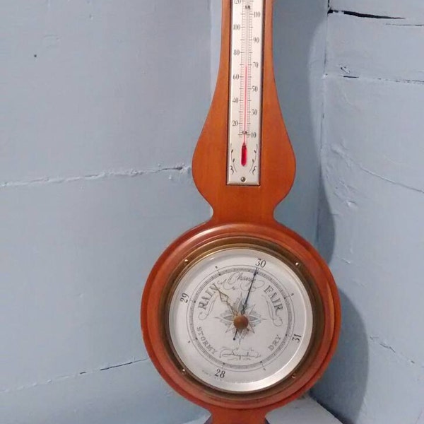 Sale, Weather Station,  Air Guide, Made in the USA by Airguide Instrument Company, Chicago, IL, Thermometer, Hygrometer, Barometer, Vintage