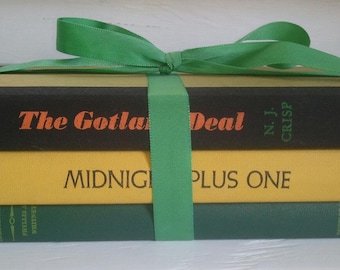 Books The Gotland Deal Midnight Plus One Columbella Vintage Collection Photo Prop Book Shelf Home Decor RhymeswithDaughter